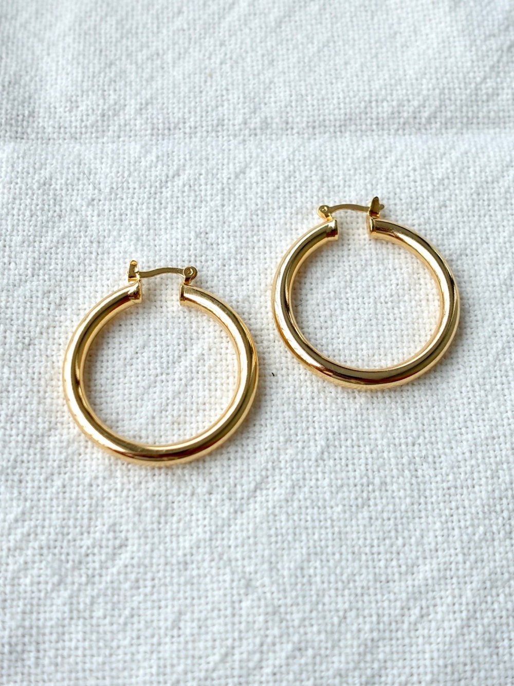 NEW! Gold Plated Hoop Earrings - Classic Small Hoop Earrings